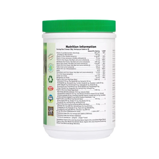 Nature's Plus Ultra Juice Organic Green Drink 300g