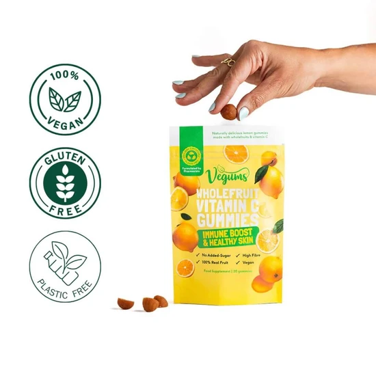 Vegums Wholefruit Vitamin C Gummies 30 Gummies