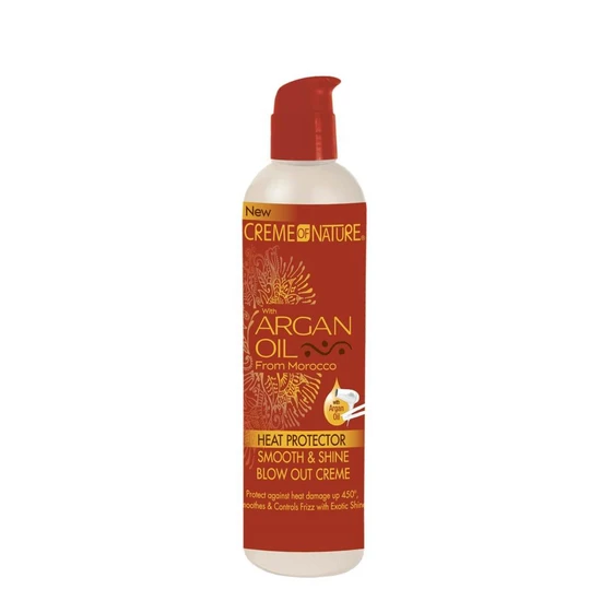 Creme Of Nature Argan Oil Heat Protector Smooth & Shine Blow Out Creme 226ml