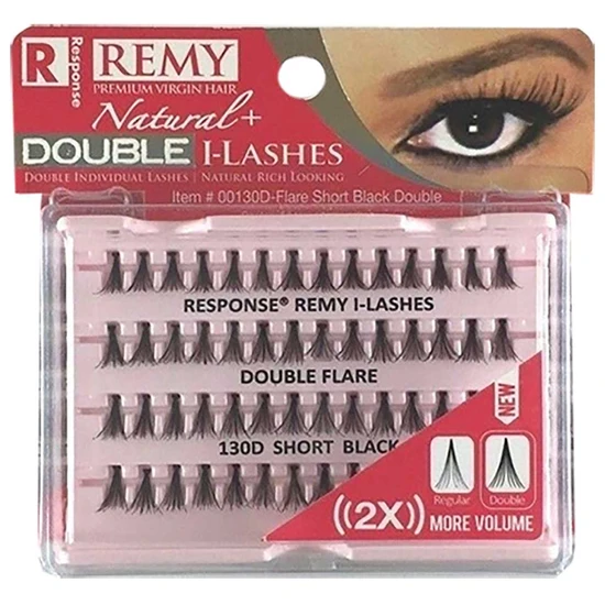 Magic Collection Remy Response I Lashes Double Flare 130D short / Black