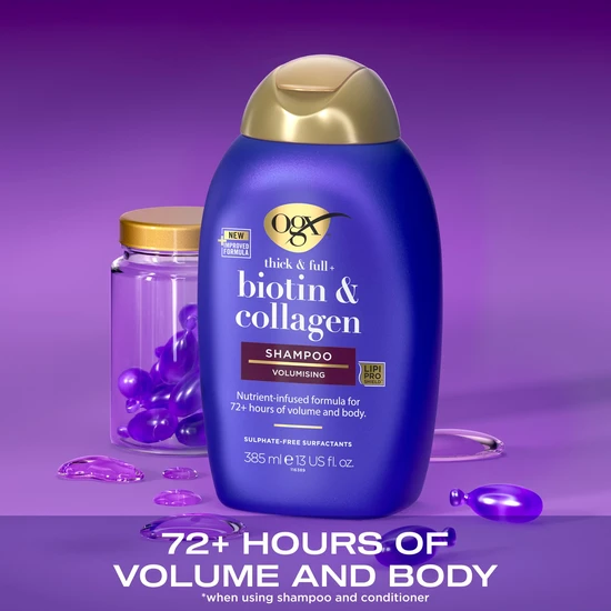 OGX® Thick & Full + Biotin & Collagen Shampoo 385ml