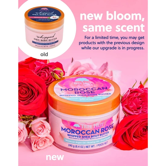 Tree Hut Moroccan Rose Whipped Shea Body Butter 240g