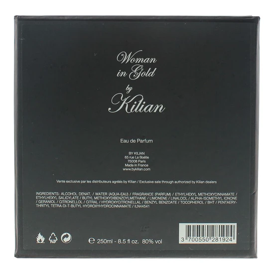 Kilian Woman In Gold Carafe Eau De Parfum 250ml