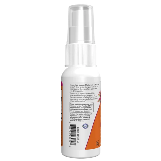 NOW Foods Vitamin B-12 Liposomal Spray 59ml