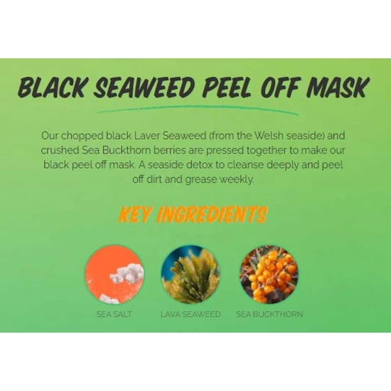 Montagne Jeunesse Black Seaweed Peel Off Mask 10ml
