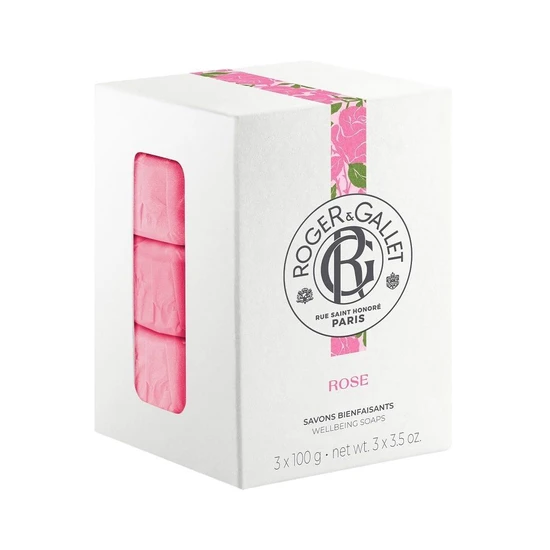 Roger & Gallet Rose Soap Coffret 300g