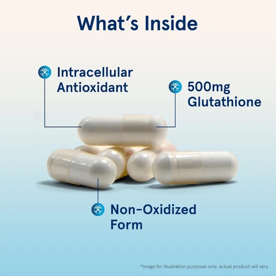 Jarrow Formulas Glutathione Reduced 500mg Vegicaps 60 Vegicaps