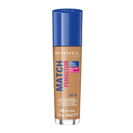 Rimmel Match Perfection SPF 20 Foundation 200 Soft Beige