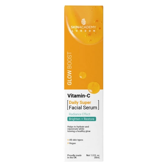 Skin Academy Glow Boost Vitamin C Daily Super Facial Serum 30ml