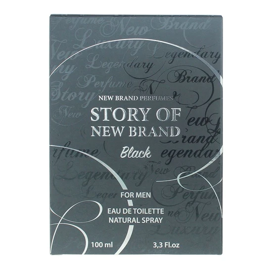 New Brand Story Of Black For Men Eau De Toilette 100ml