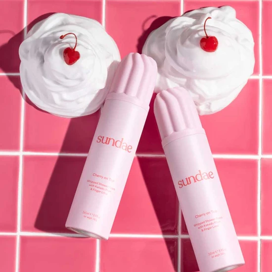 Sundae Cherry On Top Whipped Shower Foam 265ml