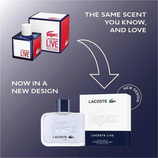Lacoste Live Eau De Toilette 75ml