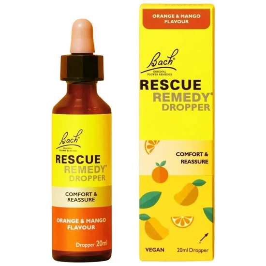 Bach Rescue Remedy Dropper Orange & Mango 20ml