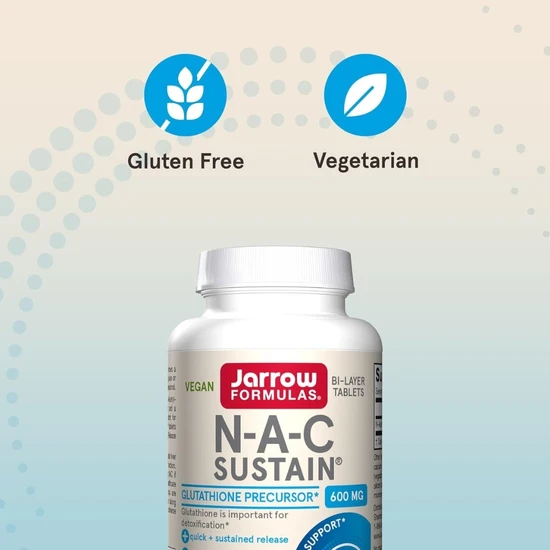 Jarrow Formulas N-A-C Sustain 600mg 60 Tablets