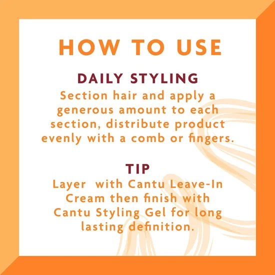 Cantu Shea Butter Moisture Retention Styling Gel With Flaxseed & Olive Oil 524g