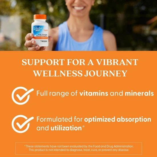 Doctor's Best Multi-Vitamin Vegicaps 90 Vegicaps