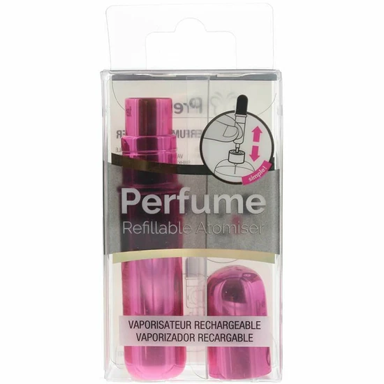 Pressit Refillable Perfume Bottle Hot Pink