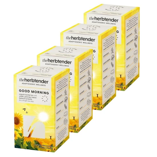 The Herbtender Good Morning Organic Herbal Teabags 72 Teabags