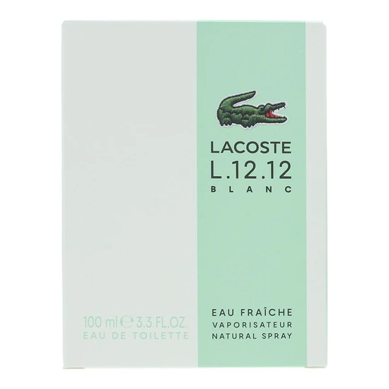 Lacoste Eau De Lacoste L.12.12 Blanc Eau Fraiche Eau De Toilette 100ml