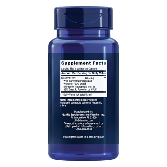 Life Extension Optimised Fucoidan Vegicaps 60 Vegicaps