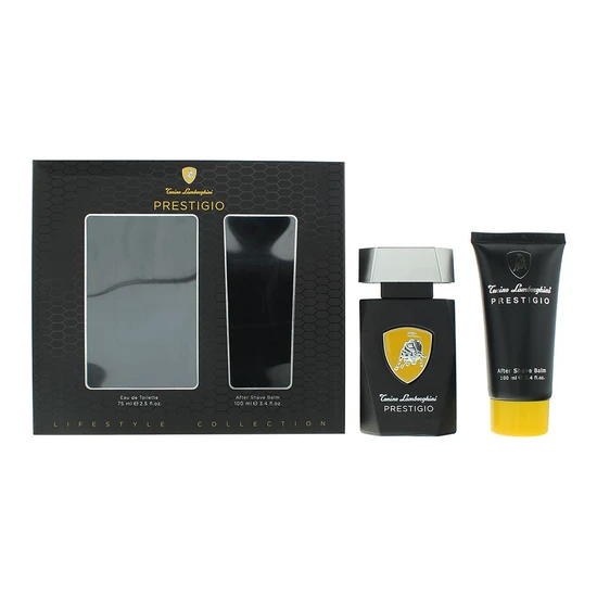Lamborghini Prestigio Gift Set 75ml EDT + 100ml Aftershave Balm