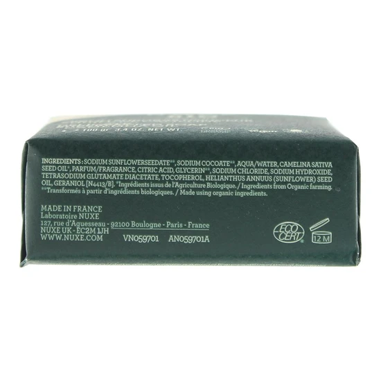 Nuxe Bio Organic Delicate Superfatted Soap 100g