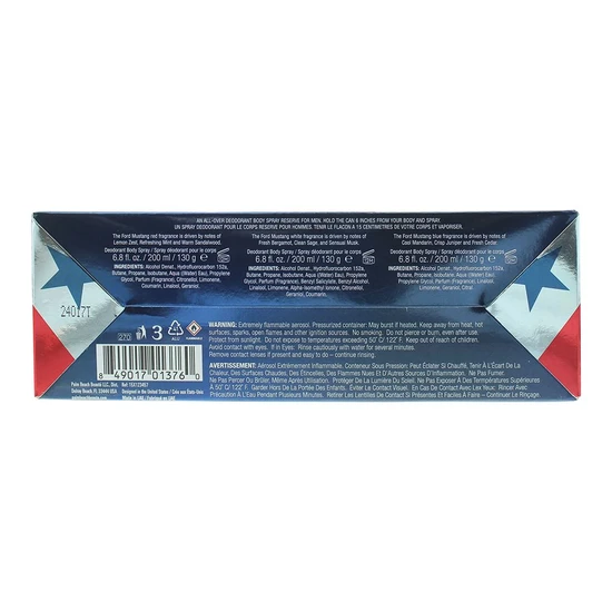 Mustang Deodorant Body Spray Gift Set 200ml