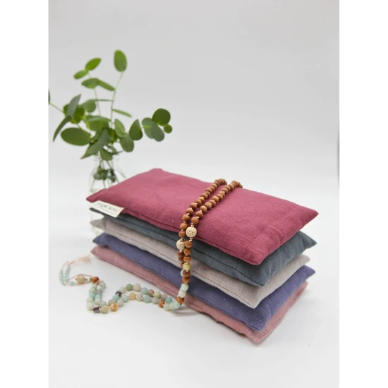 The Norfolk Eye Pillow Company Pure Linen & Norfolk Lavender Eye Pillow Blue / Lavender