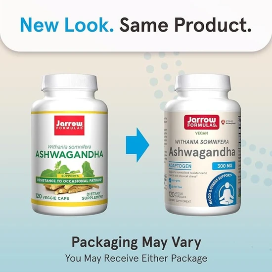 Jarrow Formulas Ashwagandha 300mg Vegicaps 120