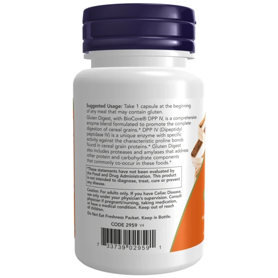 NOW Foods Gluten Digest Capsules 60 Capsules
