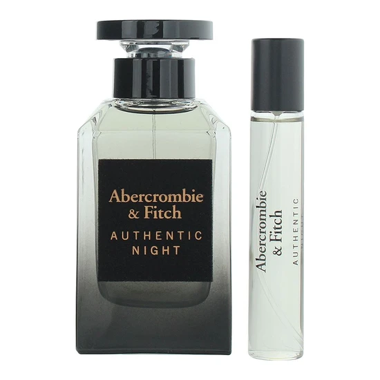 Abercrombie & Fitch Authentic Night Gift Set 100ml & 15ml Eau De Toilette