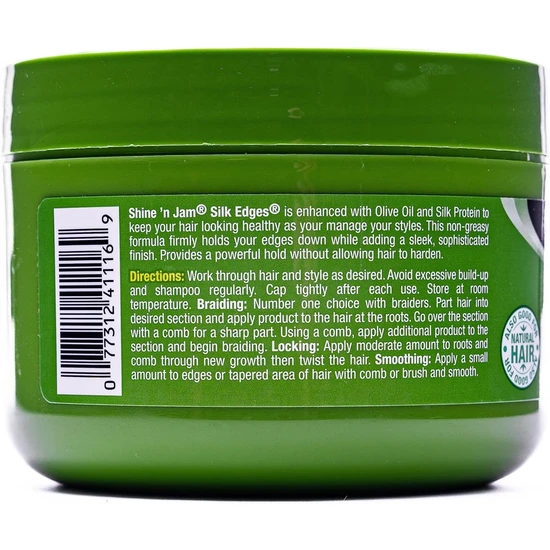 Ampro Shine N Jam Silk Edges With Olive Oil 227g