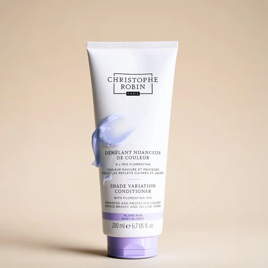 Christophe Robin Shade Variation Conditioner With Florentina Iris Baby Blonde 200ml