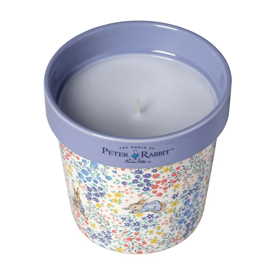 Peter Rabbit Forget Me Not Plant Pot Candle
