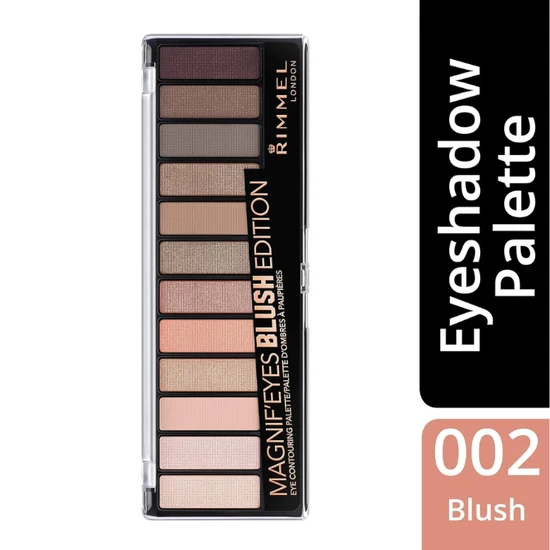 Rimmel Magnif'eyes 12 Pan Eyeshadow Palette Blushed Edition