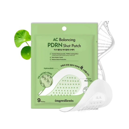 ONGREDIENTS AC Balancing PDRN Shot Patch Patches 9 Patches