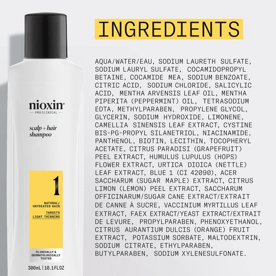 Nioxin System 1 Shampoo 300ml