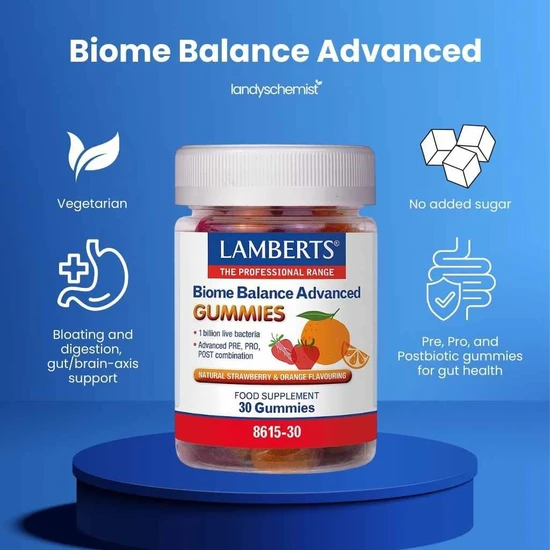 Lamberts Biome Balance Advanced Gummies 30