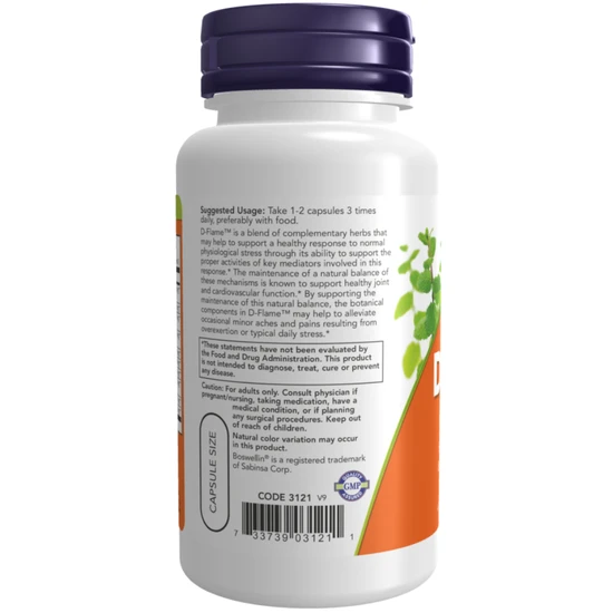 NOW Foods D-Flame Capsules 90 Capsules