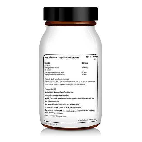 Natural Health Practice NHP Omega 3 Capsules 60 Capsules