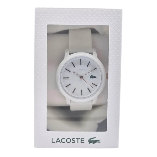 Lacoste Women's Watch 2001211 White Quartz 36mm Silicone Strap