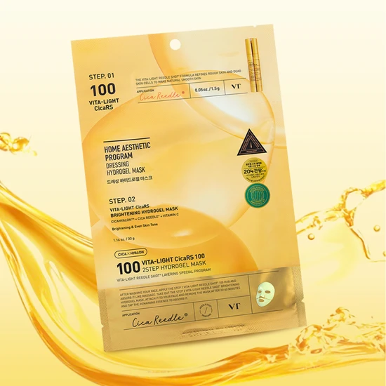 VT COSMETICS Vita-Light Reedle Shot 100 2-step Mask Hydrogel Mask
