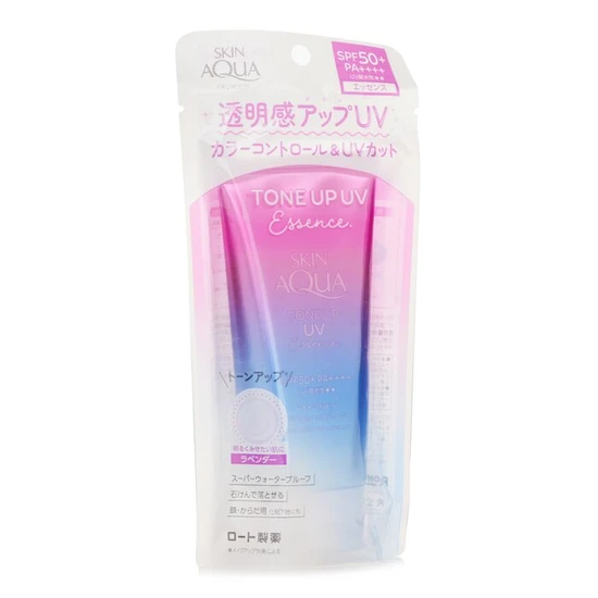 Rohto Skin Aqua Tone Up UV Essence Lavender