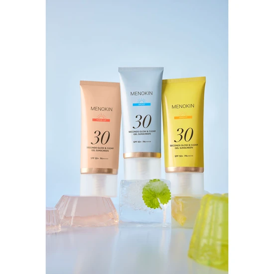 Menokin 30 Seconds Glow & Clear Gel Sunscreen Bright