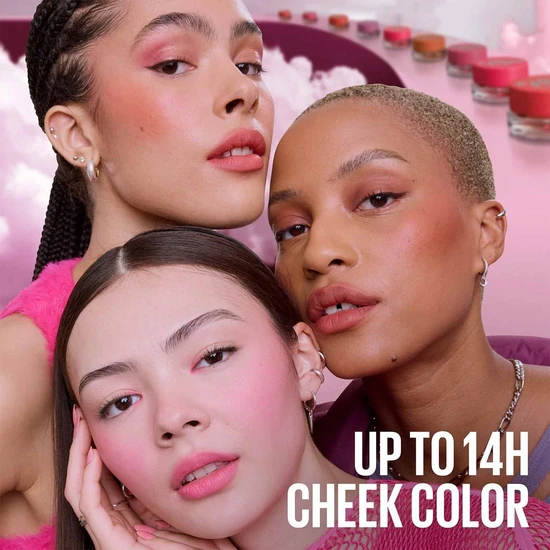 Maybelline Cloudtopia Cheek & Lip Mousse Blush 03 Divine Crimson