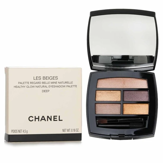 CHANEL Les Beiges Healthy Glow Natural Eyeshadow Palette Deep