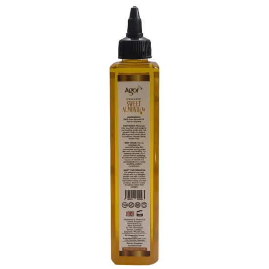 Agor Organic Sweet Almond Oil 250ml