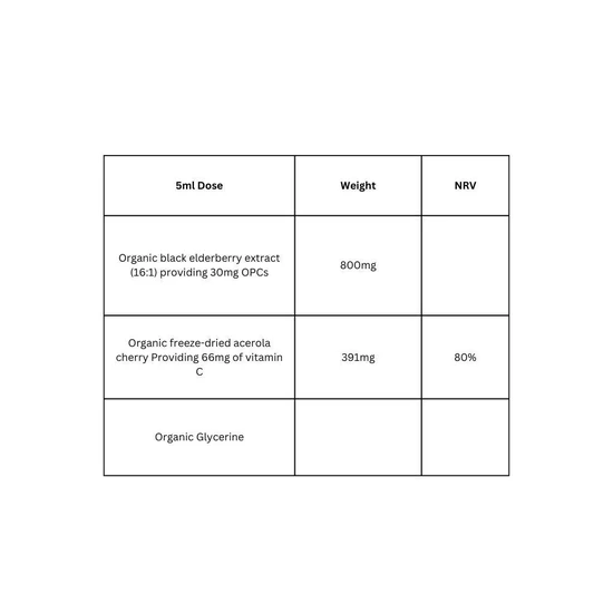 Viridian Organic Elderberry Extract 100ml