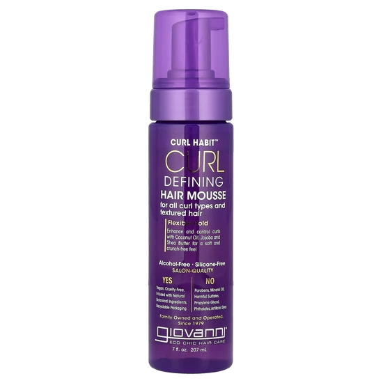 Giovanni Curl Habit Curl Defining Hair Mousse 207ml
