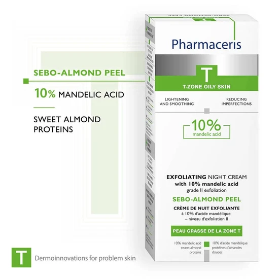 Pharmaceris T Sebo-Almond Peel 10% Night Cream